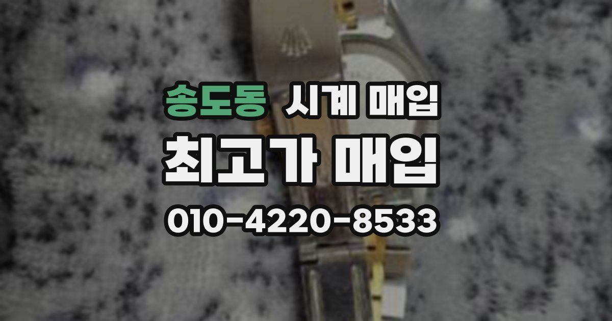 송도동 시계 매입