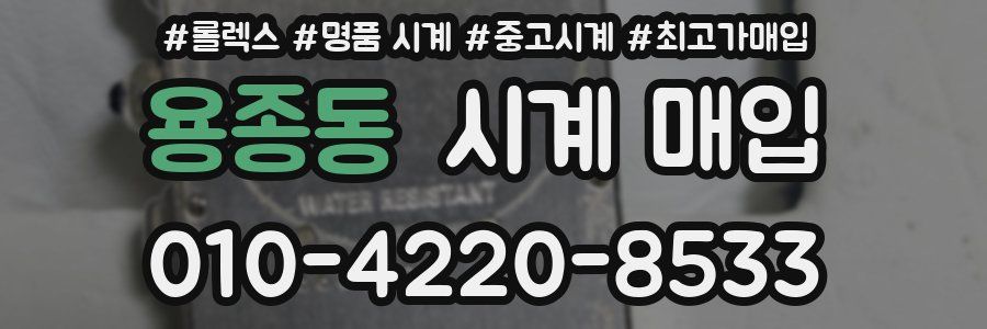 용종동 시계 매입