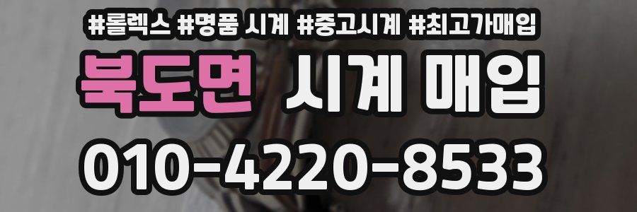 북도면 시계 매입