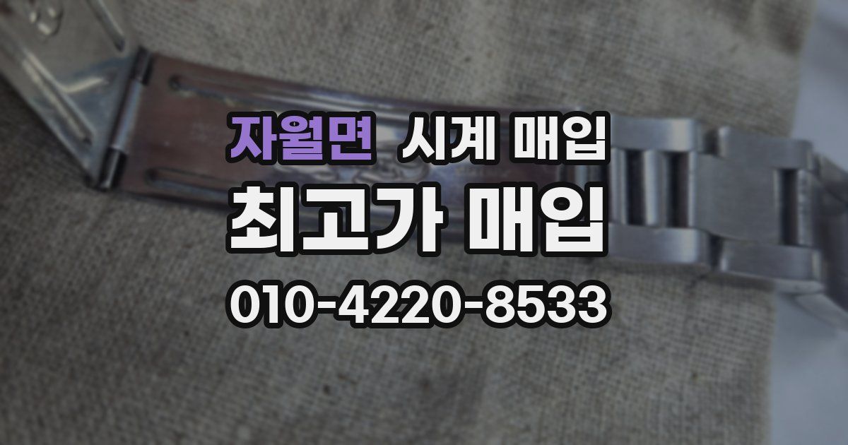 자월면 시계 매입