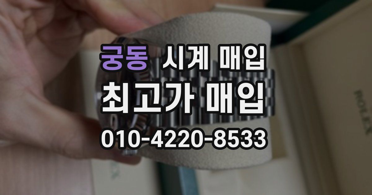 궁동 시계 매입