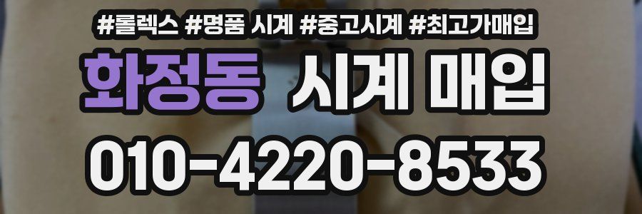 화정동 시계 매입