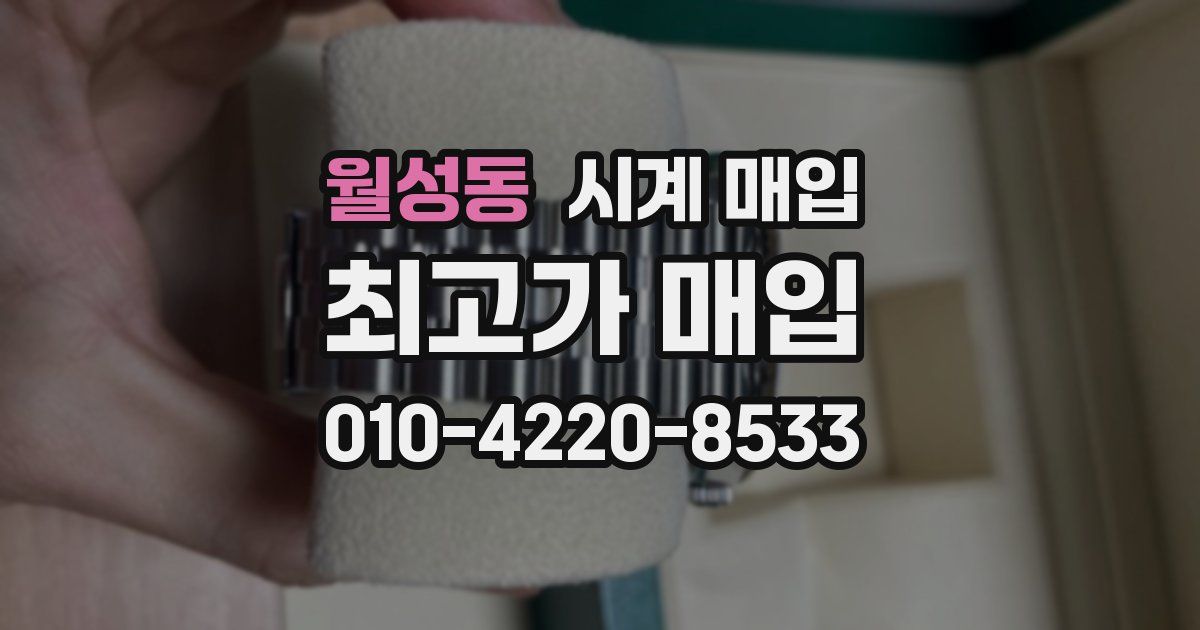 월성동 시계 매입
