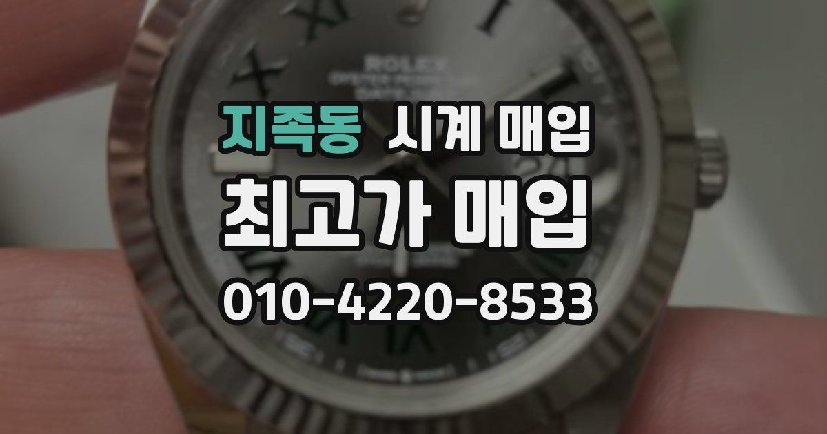 지족동 시계 매입
