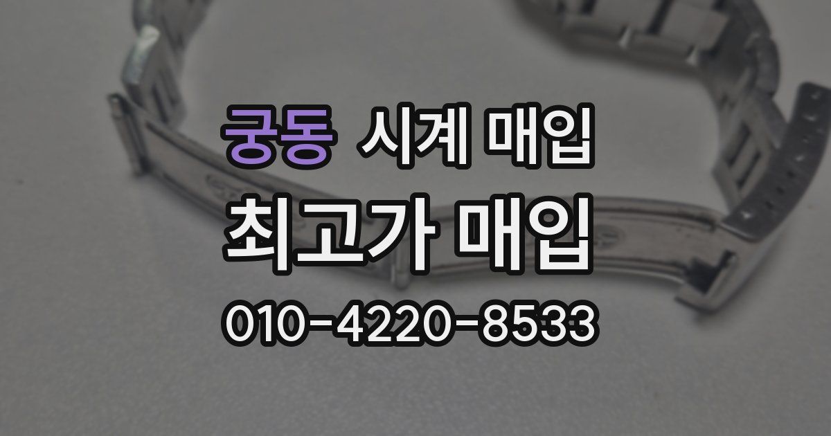 궁동 시계 매입