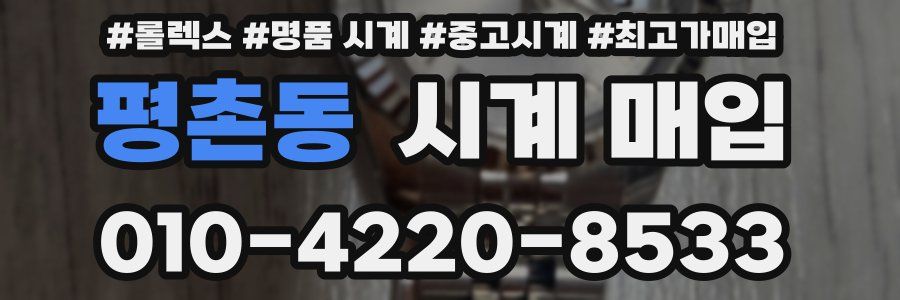 평촌동 시계 매입