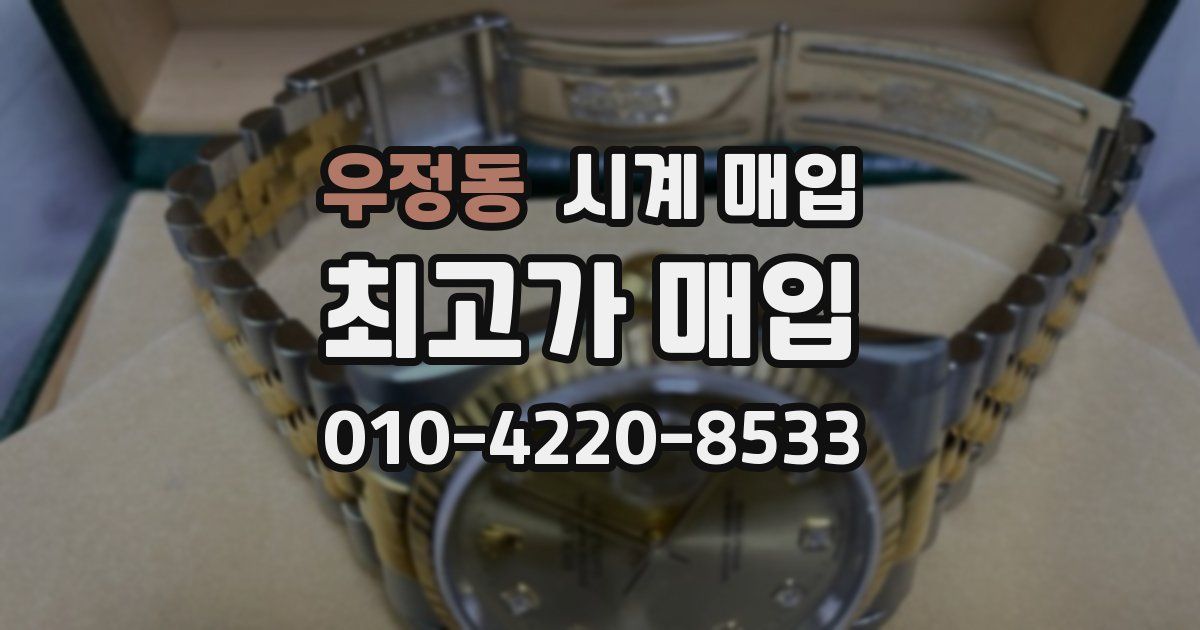 우정동 시계 매입