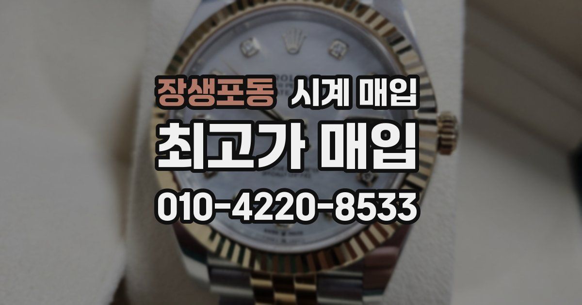 장생포동 시계 매입