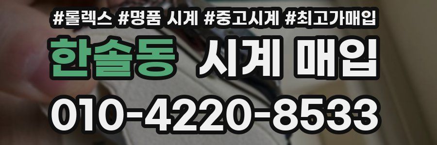 한솔동 시계 매입