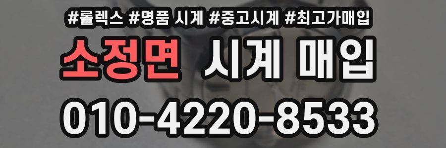 소정면 시계 매입