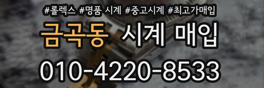 금곡동 시계 매입