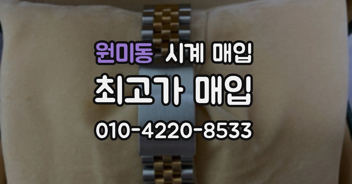 원미동 시계 매입
