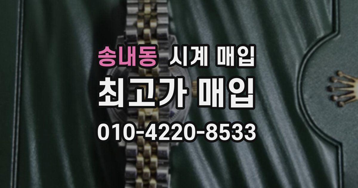 송내동 시계 매입
