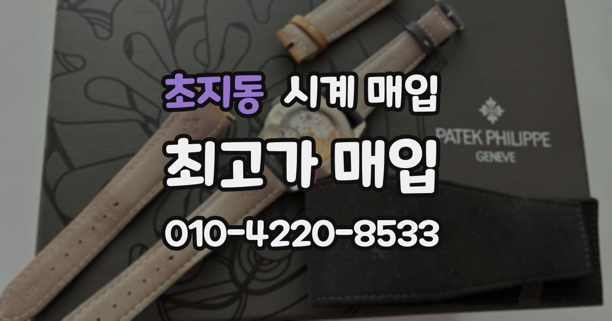초지동 시계 매입
