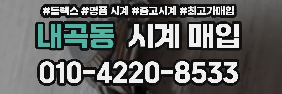 내곡동 시계 매입