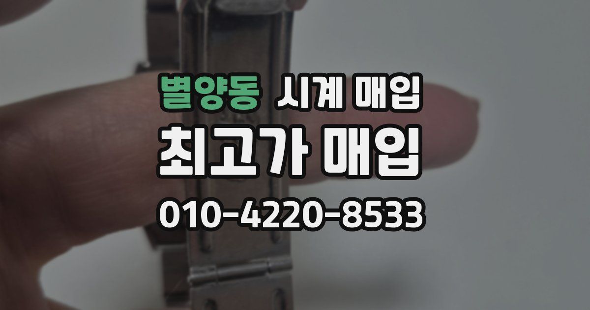 별양동 시계 매입