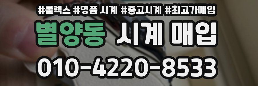 별양동 시계 매입