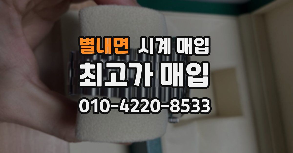 별내면 시계 매입
