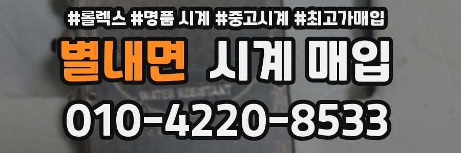 별내면 시계 매입