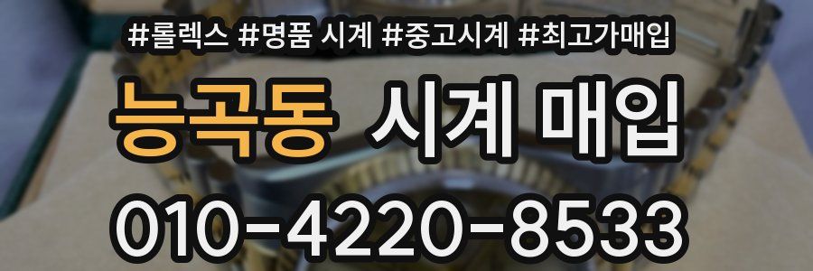 능곡동 시계 매입