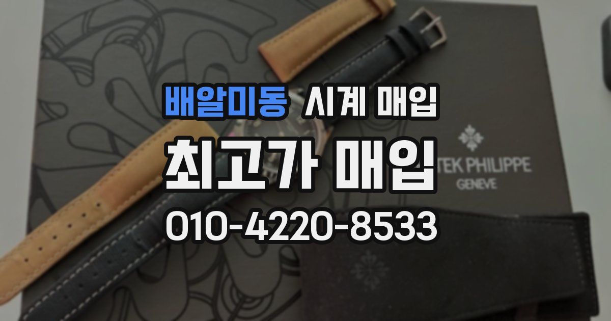 배알미동 시계 매입