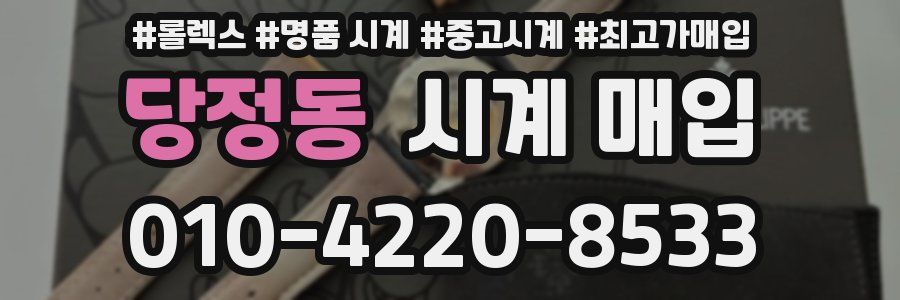 당정동 시계 매입