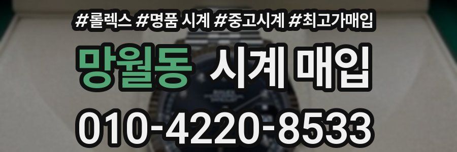 망월동 시계 매입