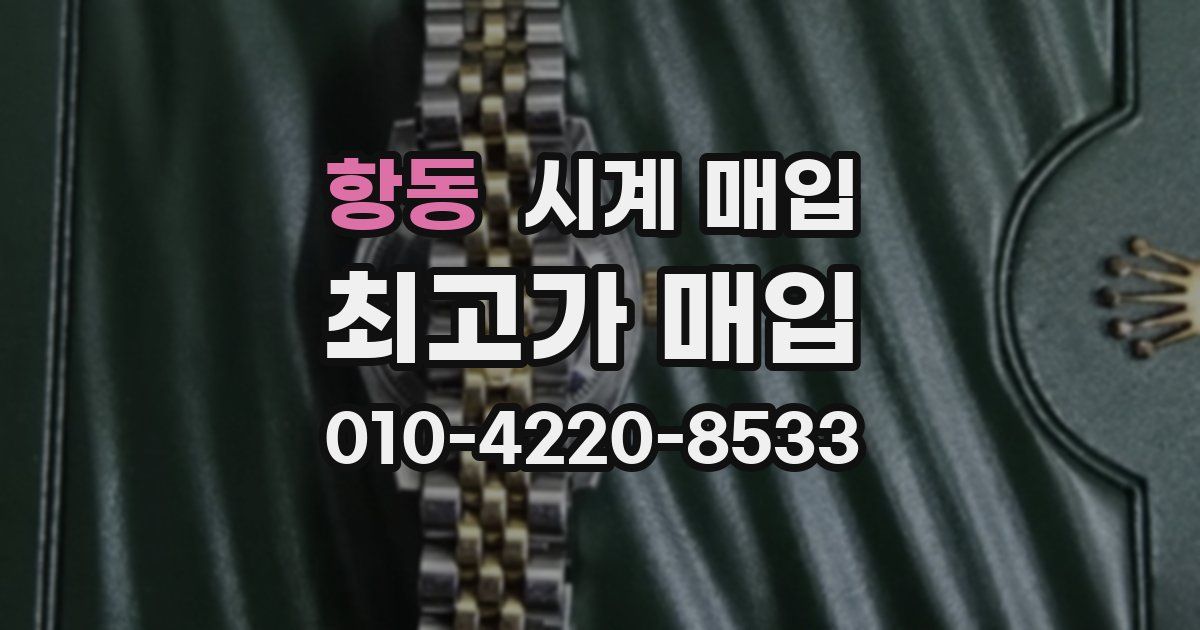 항동 시계 매입
