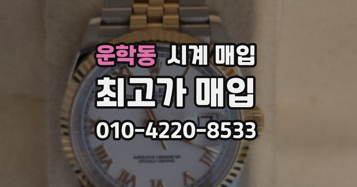 운학동 시계 매입