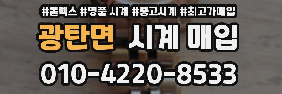 광탄면 시계 매입