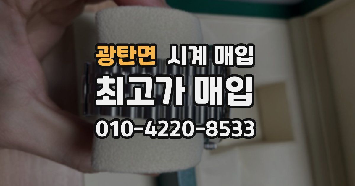 광탄면 시계 매입