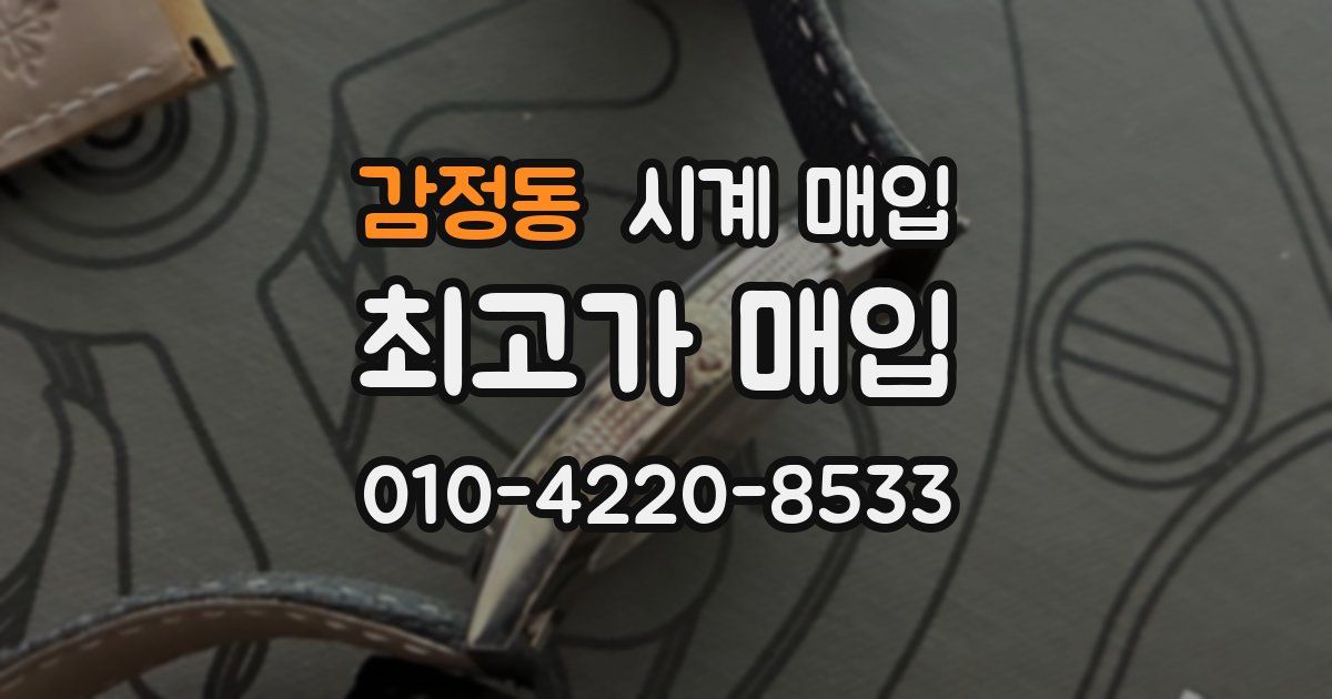 감정동 시계 매입