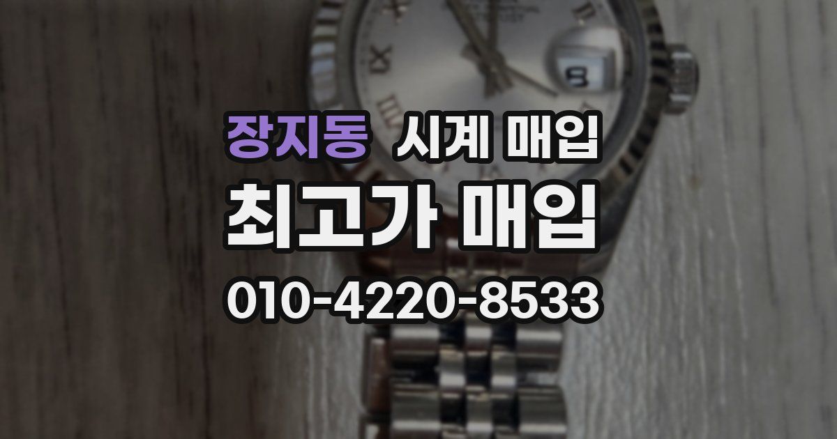 장지동 시계 매입