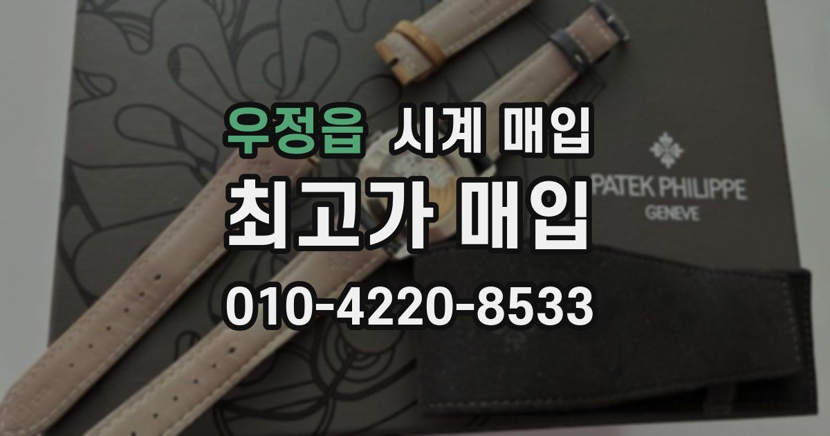 우정읍 시계 매입