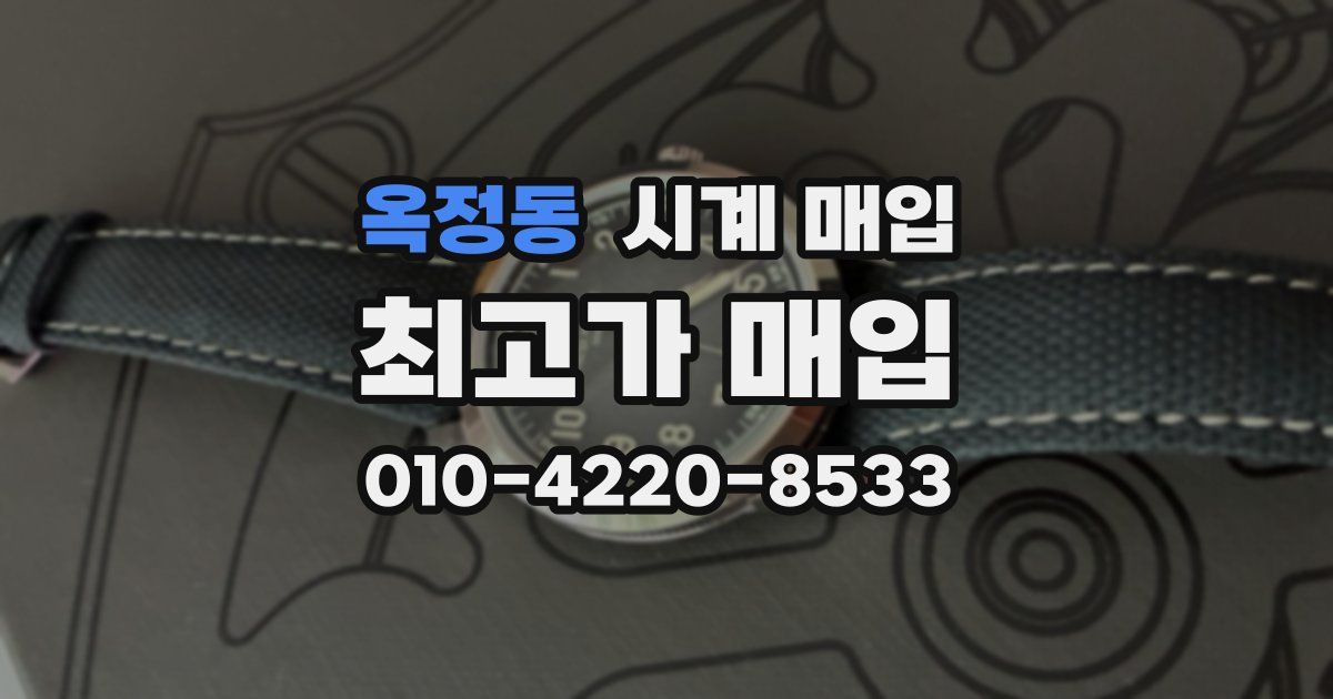 옥정동 시계 매입