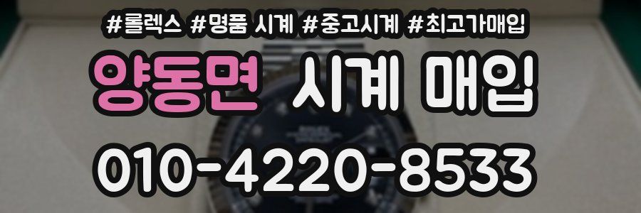 양동면 시계 매입