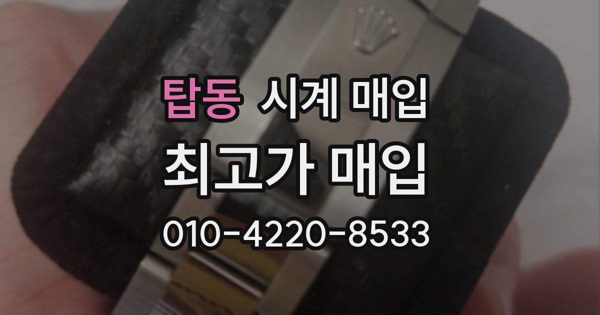 탑동 시계 매입