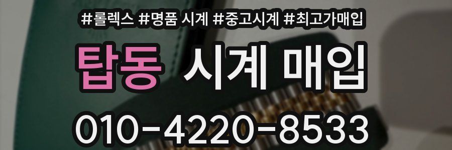 탑동 시계 매입