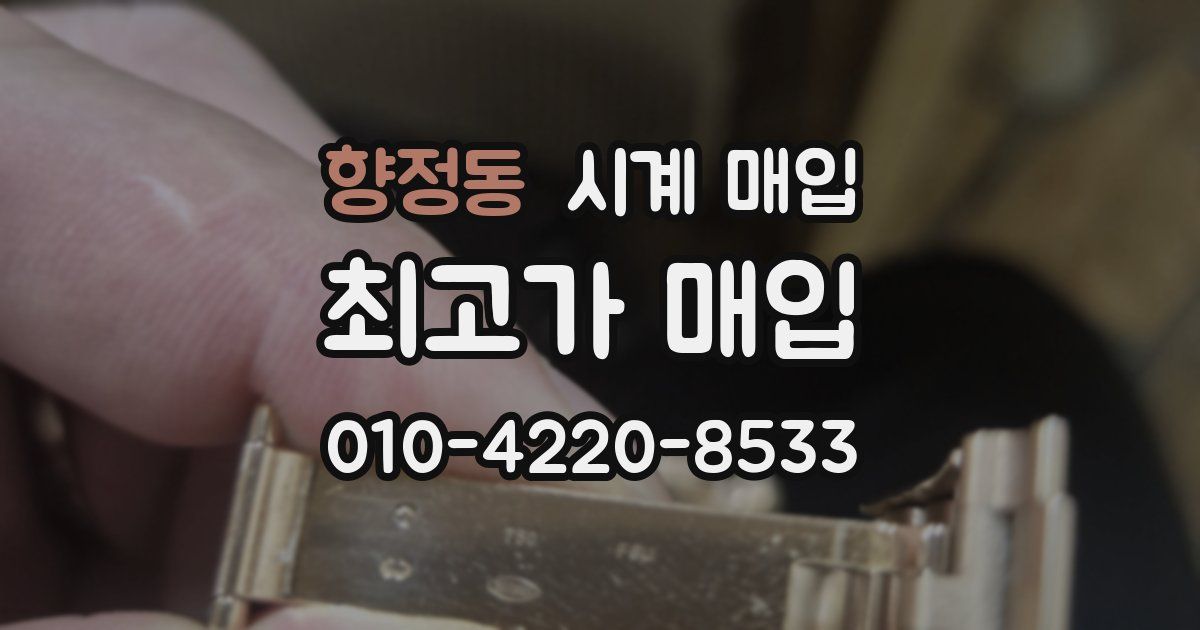 향정동 시계 매입