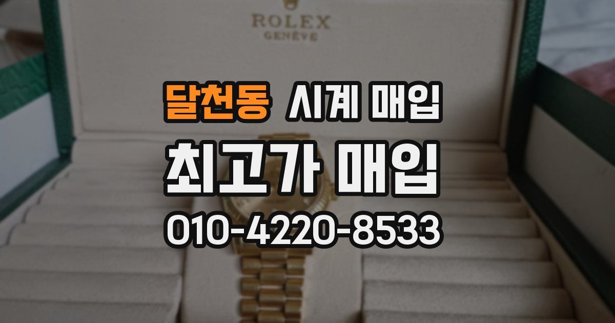 달천동 시계 매입