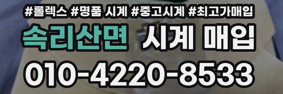 속리산면 시계 매입