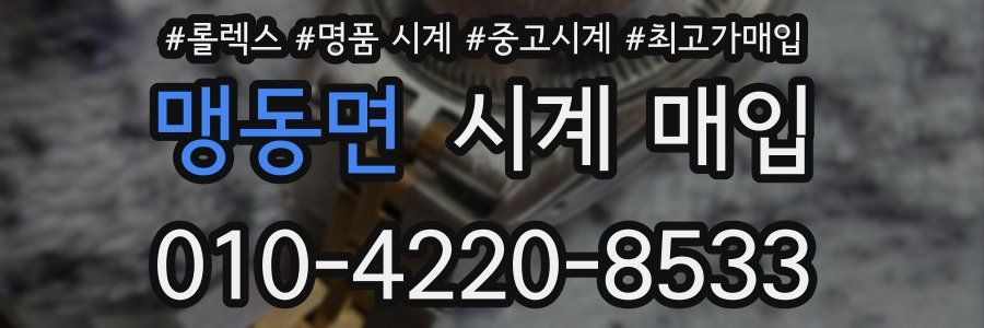 맹동면 시계 매입
