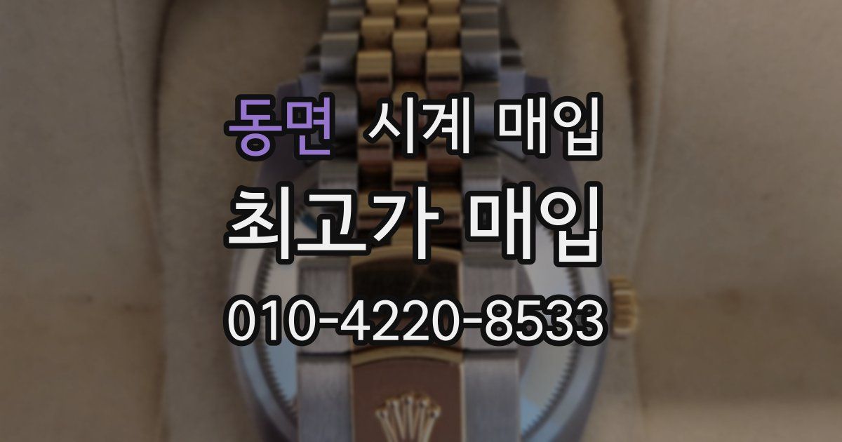 동면 시계 매입