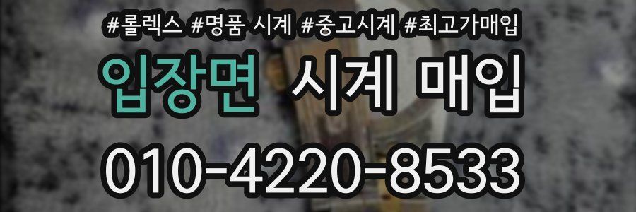 입장면 시계 매입