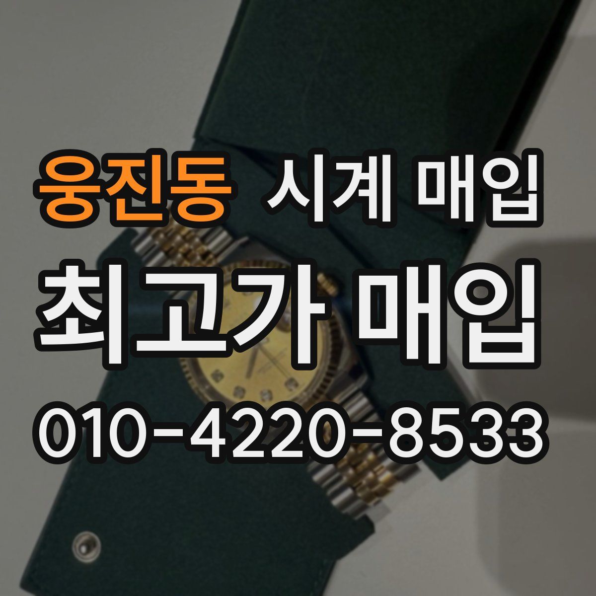 웅진동 시계 매입
