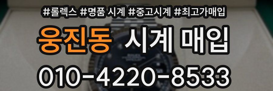 웅진동 시계 매입