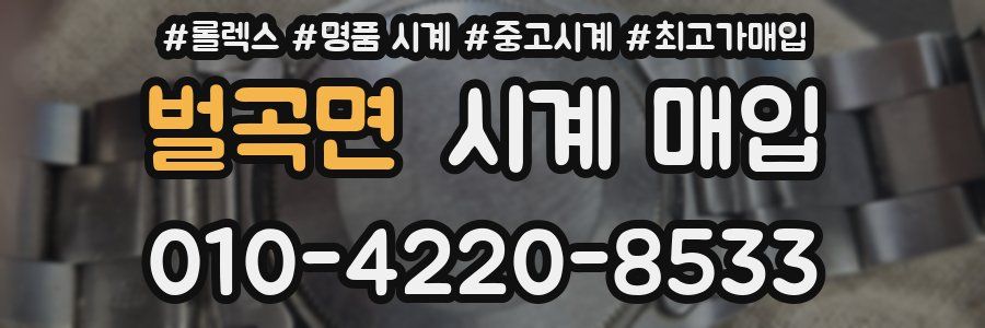 벌곡면 시계 매입