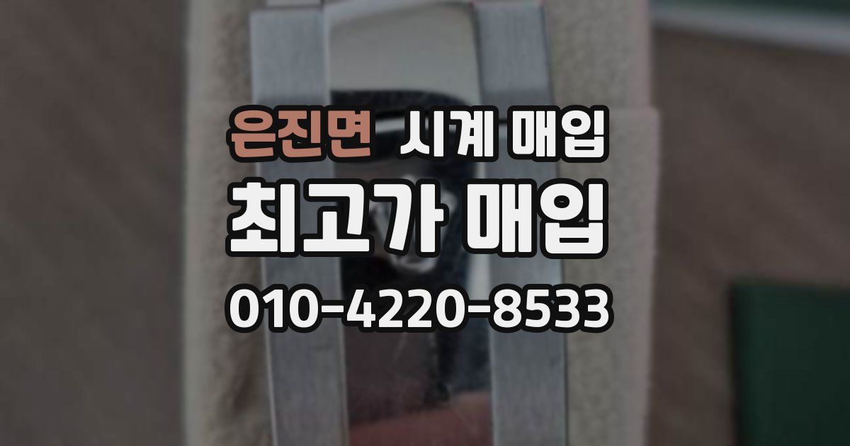 은진면 시계 매입