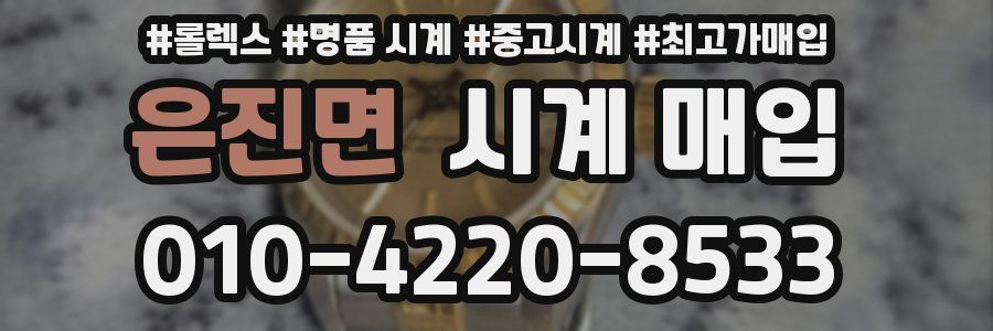 은진면 시계 매입