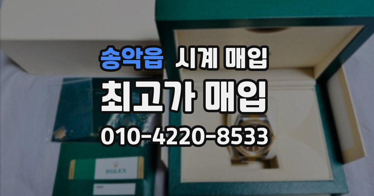 송악읍 시계 매입